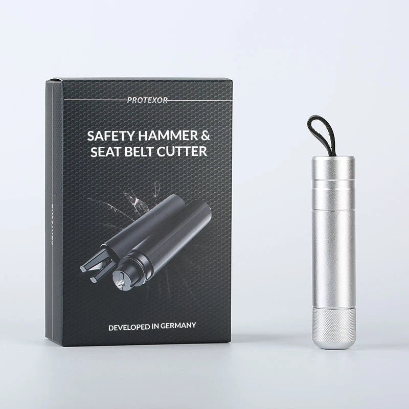 Protexor™ Safety Hammer & Seatbelt Cutter Tool