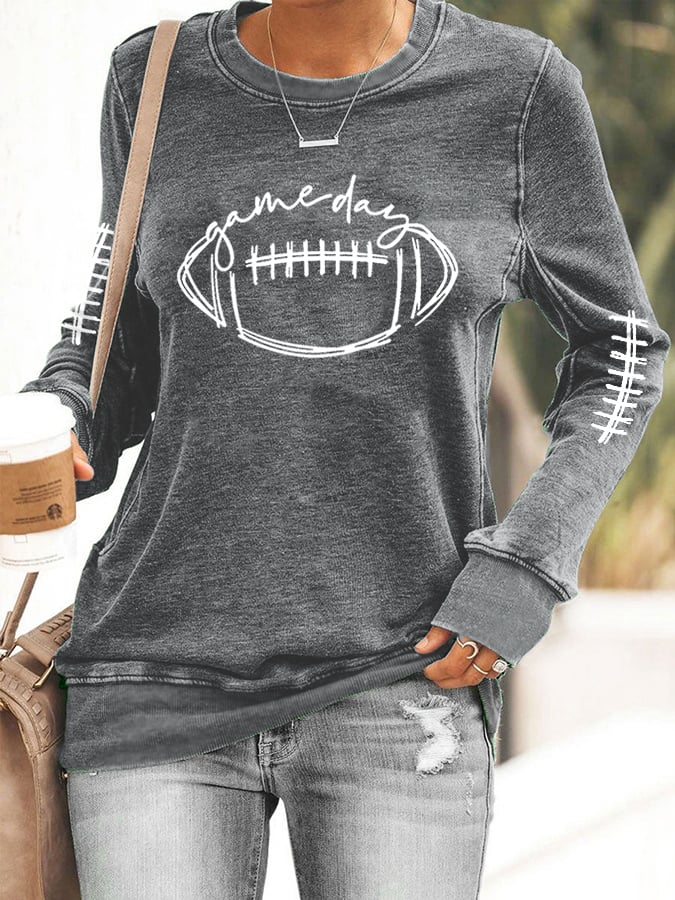 š„Buy 2 Get 5% Offš„Women's Gameday Football Lover Sweatshirt