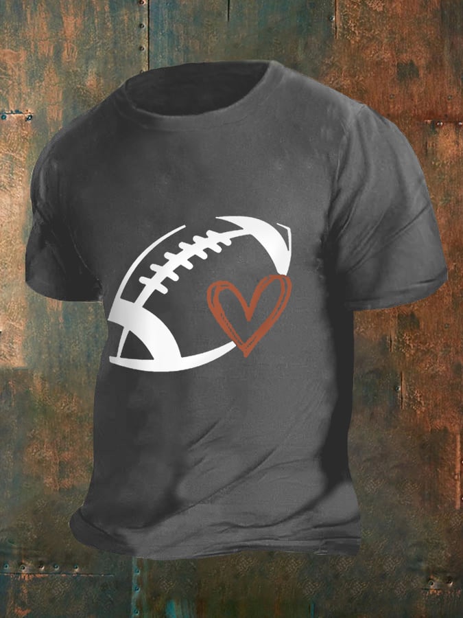 š„Buy 2 Get 5% Offš„Men's Football Fans Lovers Gameday Casual Tee