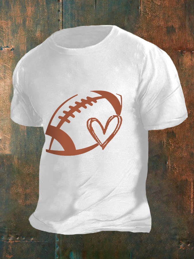 š„Buy 2 Get 5% Offš„Men's Football Fans Lovers Gameday Casual Tee