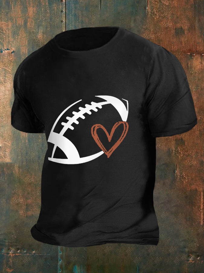 š„Buy 2 Get 5% Offš„Men's Football Fans Lovers Gameday Casual Tee