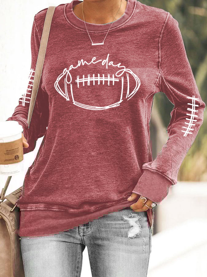 š„Buy 2 Get 5% Offš„Women's Gameday Football Lover Sweatshirt