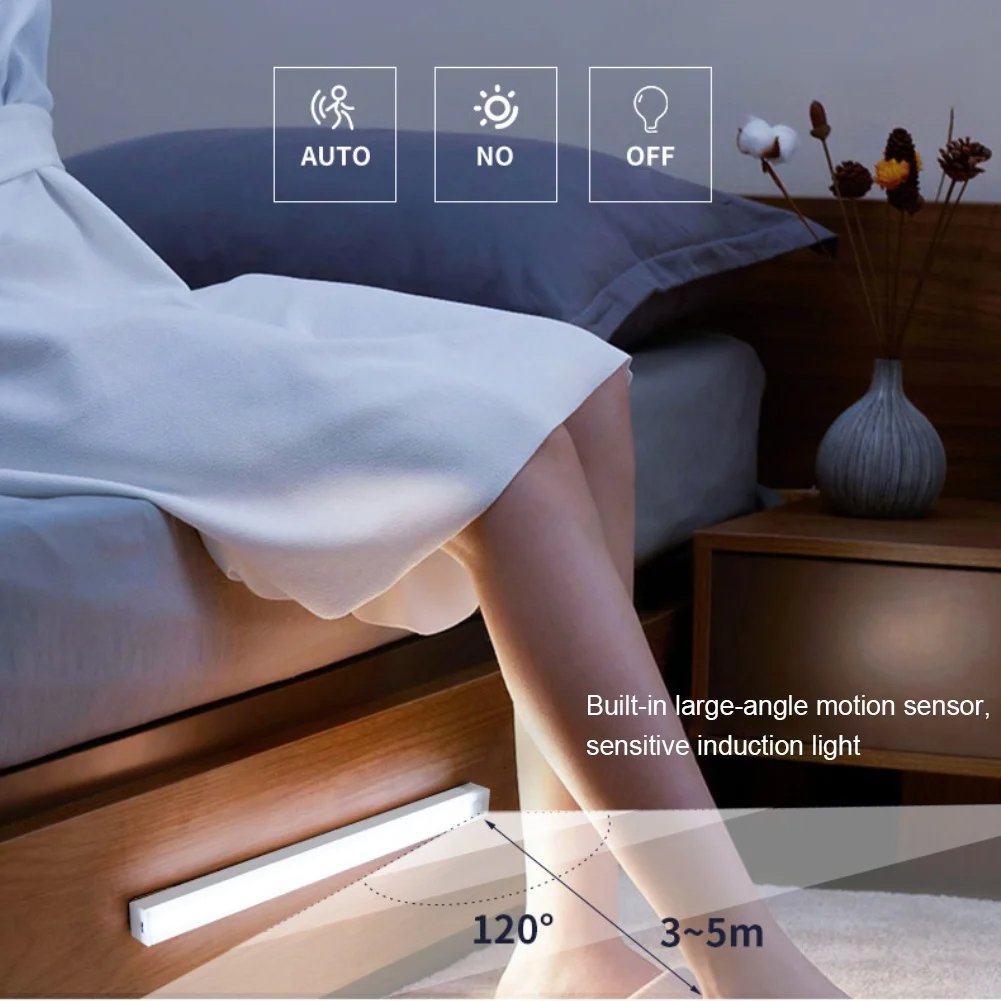 💡 Punch-free Smart Sensor Magnetic Rechargeable LED Lights