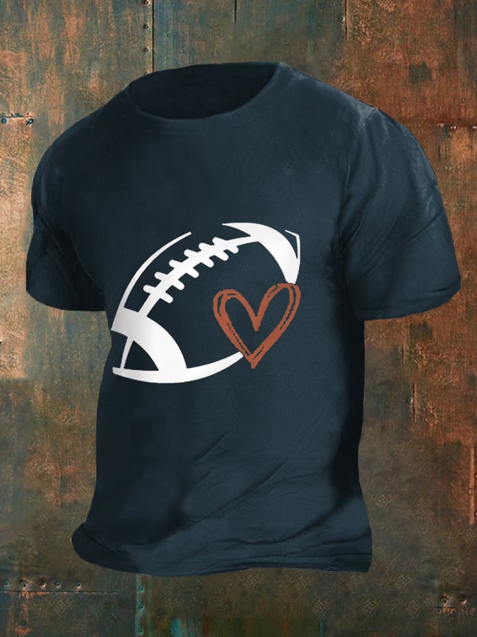 š„Buy 2 Get 5% Offš„Men's Football Fans Lovers Gameday Casual Tee