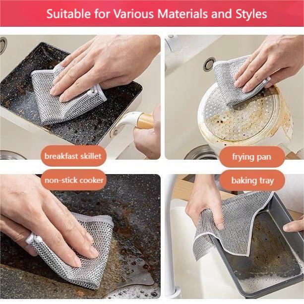 š„Last Day Promotion 49% OFFš„Multipurpose Wire Miracle Cleaning Cloths