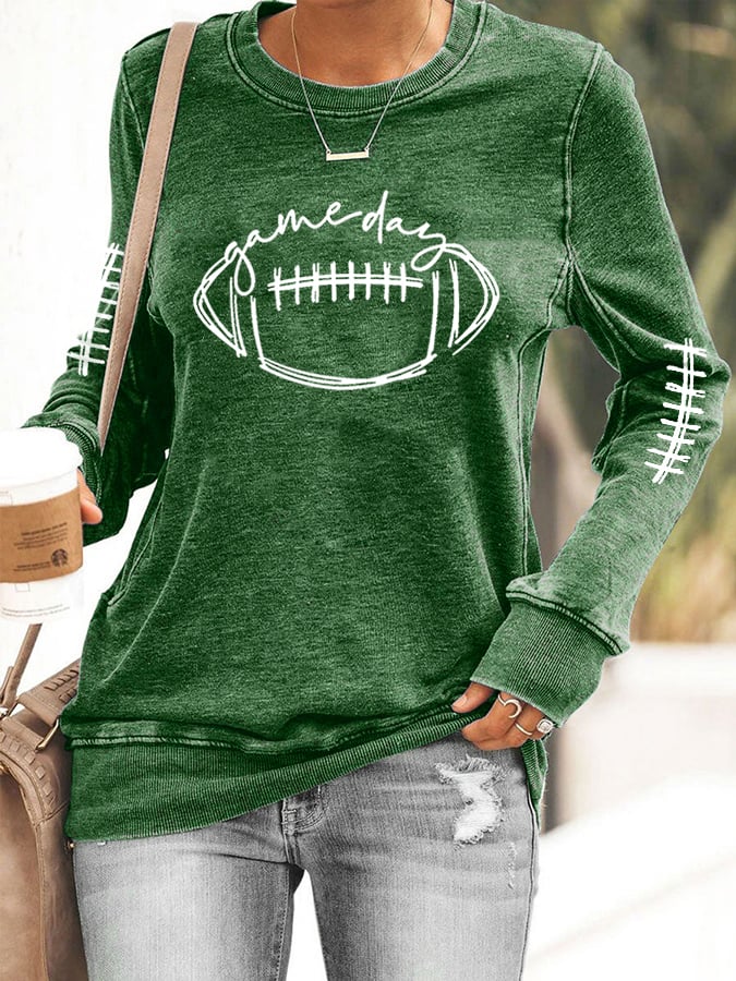 š„Buy 2 Get 5% Offš„Women's Gameday Football Lover Sweatshirt