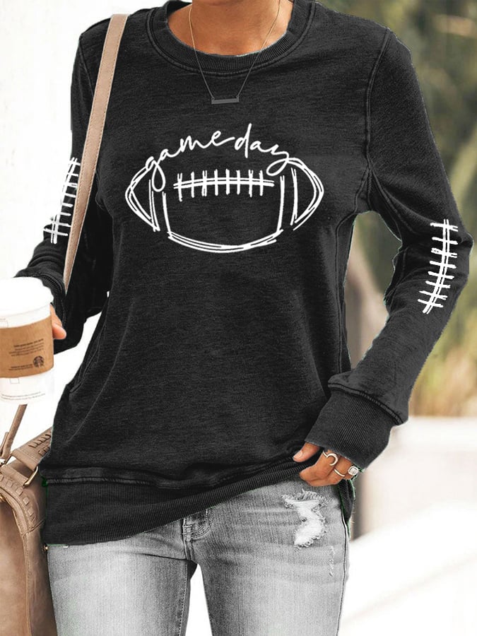 š„Buy 2 Get 5% Offš„Women's Gameday Football Lover Sweatshirt